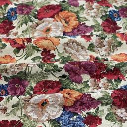 Pintura A Óleo Floral Jacquard Tecido, Fio Tingido Padrão, DIY Vestido Vestuário, Toalha de mesa, Sofá Almofada Material, Artesanato, 100x148cm - Image 3