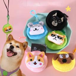Cão cocô saco dispensador, lixo portátil titular, pelúcia desenhos animados, limpeza suprimentos - Image 1