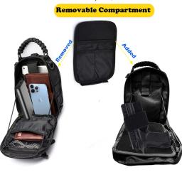 Bolsa de Ombro de Nylon Tático, Mochila Peito Único, Compacta para Esportes ao Ar Livre, Caça Aventura, Alta Qualidade - Image 3