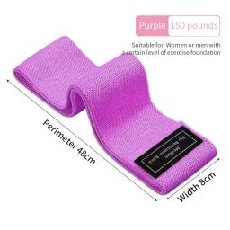 Faixa de resistência de fitness, expansão de nádegas, pano de borracha, expansor elástico, adequado para exercícios em casa, equipamentos esportivos - Image 6