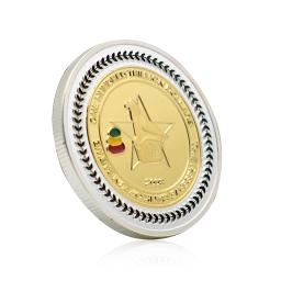 2008 Zimbabwe Animal Cem Trilhões de Dólares Moeda Banhado a ouro Prata Medalha De Metal Artesanato Comemorativo Presente Colecionável - Image 5