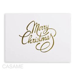 Mini cartão de agradecimento gravado em ouro, 48 unidades, comemoração, feliz aniversário, natal, festa, casamento, carta, cartões de saudação - Image 6
