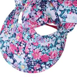 Chapéu de Proteção Solar Respirável para Animais, Viseira Esportiva Ajustável para Cães e Gatos, Boné Floral para Cães, Verão - Image 2