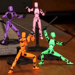 Idade 3 + crianças brinquedos 3d montagem conjunta boneca bonecas articuladas impressão 3d brinquedo de ação para menino menina crianças presentes decorações de mesa - Image 4