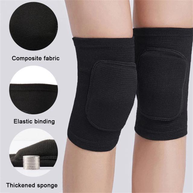 Engrenagem Protetora de Joelho Acolchoada e Antiderrapante para Ciclismo, Dança e Voleibol