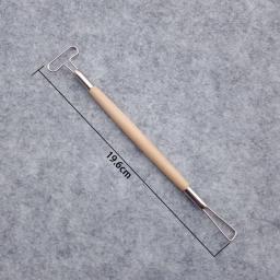 DIY argila esculpir ferramentas kit, cera cerâmica, cerâmica, ferramenta de escultura, artesanato, modelagem escultura escultura escultura escultura, conjunto de facas, novo, 4pcs, 2024 - Image 5