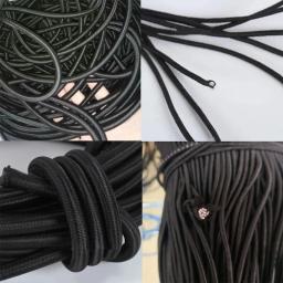 10m preto forte elástico corda cabo bungee choque cabos stretch string banda de borracha ao ar livre escalada caminhadas faixas titular powful - Image 3