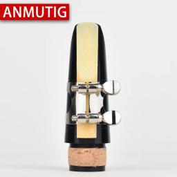 ANMUTIG-Bb Clarinete Boquilha, borracha dura Material Acessórios - Image 4