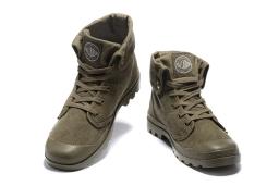 Original paládio pallabrouse verde tênis virar das mulheres dos homens workwear tornozelo botas de lona sapatos casuais sapatos caminhada Eur39-45 - Image 4