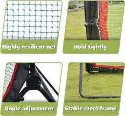 Baseball prática treinador alvo Net, Cricket, lacrosse Rebounder - Image 2