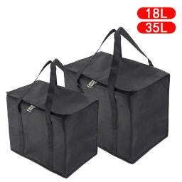 Mochila térmica isolada minimalista, dobrável, portátil, comida e bebida, piquenique, camping, impermeável - Image 1