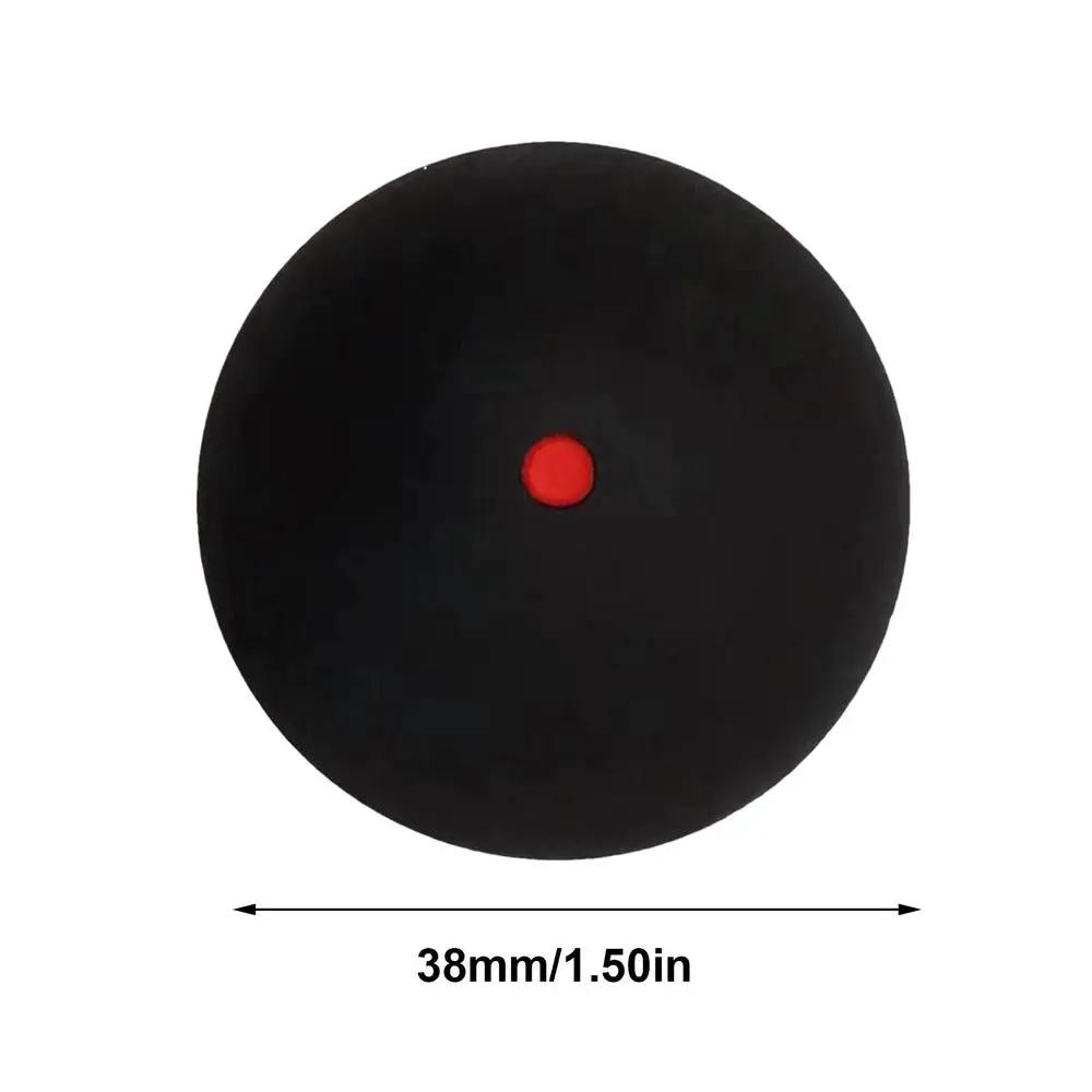 Single Dot Rubber Squash Bolas Raquete Elástica Alta, Bolas de Squash de Longa Duração, para Iniciantes Treinamento de Competição - Image 1