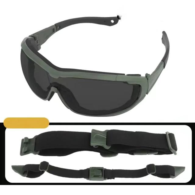 Óculos de Sol Táticos Windproof para Militares e Motociclistas - Proteção Ocular em Jogos de Guerra e Tiro com Air Gun
