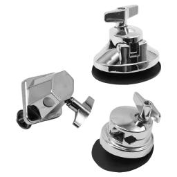 Piso tom perna braçadeira titular peças de instrumentos percussão placa acessórios kit tambor suporte montagem para piso tom - Image 6