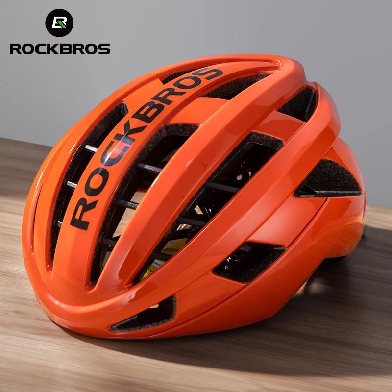 ROCKBROS-Capacete de Ciclismo Ajustável para Adultos, Mountain Road Bike, Respirável, Integralmente moldado, Segurança de Cabeça, Bicicleta - Image 1