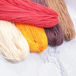 Nylon Cord Linha Macramé Corda para Knitting Mão, Crochet, Chapéu Tecido, Saco, Almofada Knit Fio Fio Fio, DIY Artesanato Artesanal, 200m, 3mm - Image 3