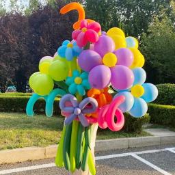 Balões De Torção De Látex Colorido, Tira Longa, Modelagem Mágica DIY, Festa De Aniversário, Decoração Do Casamento, 50Pcs - Image 2