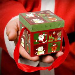 Caixas de Presente Dobráveis Personalizadas, Presente de Natal, Favor de Festa, Novo, Natal, Novo, 2022, 10, 15, 20 cm - Image 2