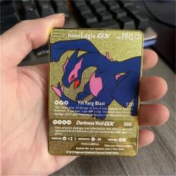 Arceus Vmax Pokemon Metal Cartões, DIY Game Collection Cartões, Ouro Edição Limitada, Pikachu Charizard, Presente Kids, Ponto 10000 - Image 2