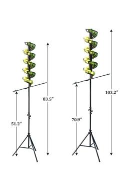 Pro Tennis Ball Dropping Machine, Alimentador De Bola De Tênis, Velocidade Ajustável, Altura, Máquina De Servir Automático, Exerciser Swing - Image 6