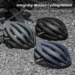 WEST BIKING-Capacete De Ciclismo Com Moldagem Integrada Para Homens E Mulheres, Tampa De Segurança, Ultraleve, MTB, Bicicleta De Estrada, Acessórios - Image 2