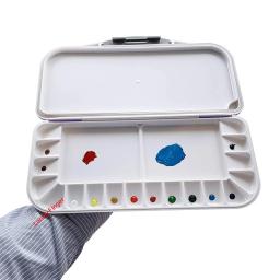 Caixa de Paleta de Pintura Dobrável Portátil, Paleta Aquarela Hermética, Hidratante Premium, Dobrável, Viagem, 18% e 2 Áreas de Mistura - Image 3