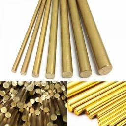 Round Brass Round Bar Rod, DIY Faca Handle, Circular Wire Tube, Modelmaking Brass Rod, Diâmetro 1.6-20mm, Comprimento 100-500mm - Image 3