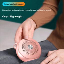 Portátil Mini Megafone Speaker com Microfone para Professor, Amplificador De Voz De Alta Potência, Display Pessoal Multifuncional Sem Fio - Image 2