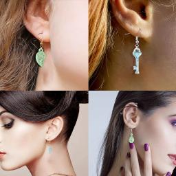 Para diversão brinco pingente molde de silicone resina cola epoxy jóias fazendo moldes diy encantos chaveiro molde estilo misto artesanato criativo - Image 6