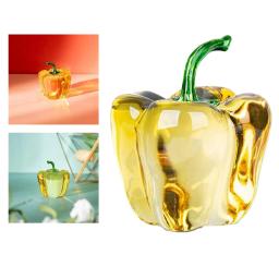 Cristal Chili Cherry Estátua, Ornamento 3D, Decoração do Lar, Acessórios para Sala de Estar, Presente de aniversário para o Amante, Moda - Image 3