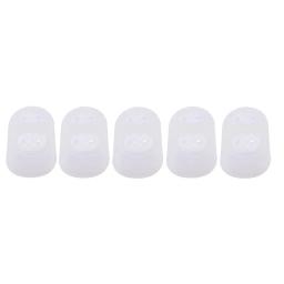 Multifuncional dedais de silicone, oco Out, respirável manga protetora dedo, artesanato DIY, acessórios de costura, 5pcs por lote - Image 4