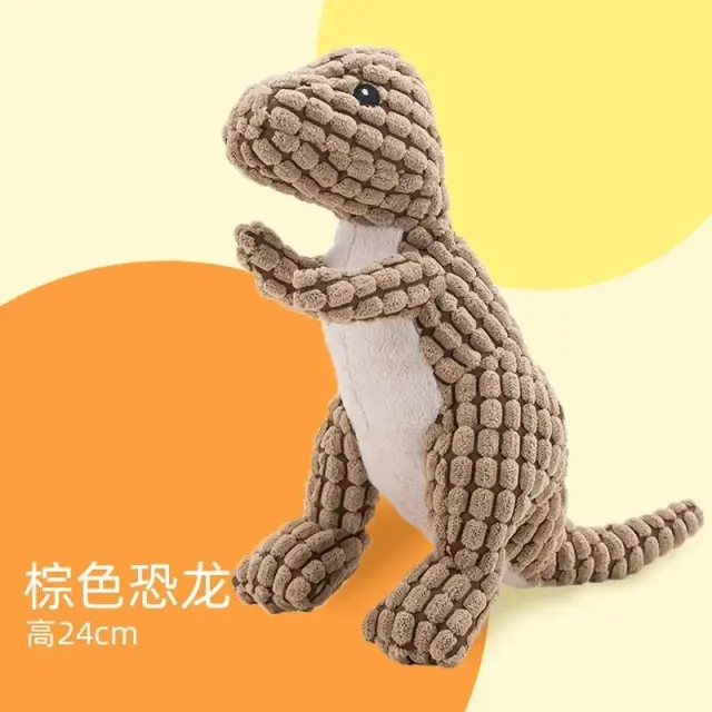 Brinquedo de Pelúcia Resistente para Cães com Som e Dentes de Moagem - Ideal para Corgis e Labrador, Pet Shop para Cães Pequenos e Grandes