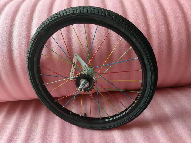 Conjunto de Rodas Traseiras de Bicicleta Aro 20 Aço Espesso 28 Furos Universal