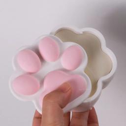 Caixa de armazenamento de garra de gato, molde de silicone diy com tampa, jarra de vela, artesanato, gesso, resina de concreto, cinzeiro, moldes de fundição, decoração de casa - Image 5