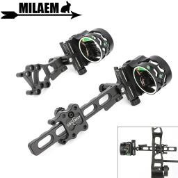 Archery Composto Bow Sight, Fibra com Sight Light, Micro Ajuste Up Down, Esquerda Tiro Direito, Caça Bow Acessórios, 0.019 - Image 1