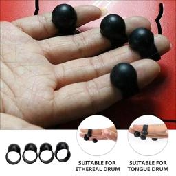 Etéreo dedo tambor para iniciante, 8 pcs, acessórios instrumento de percussão, plástico picaretas, língua - Image 2