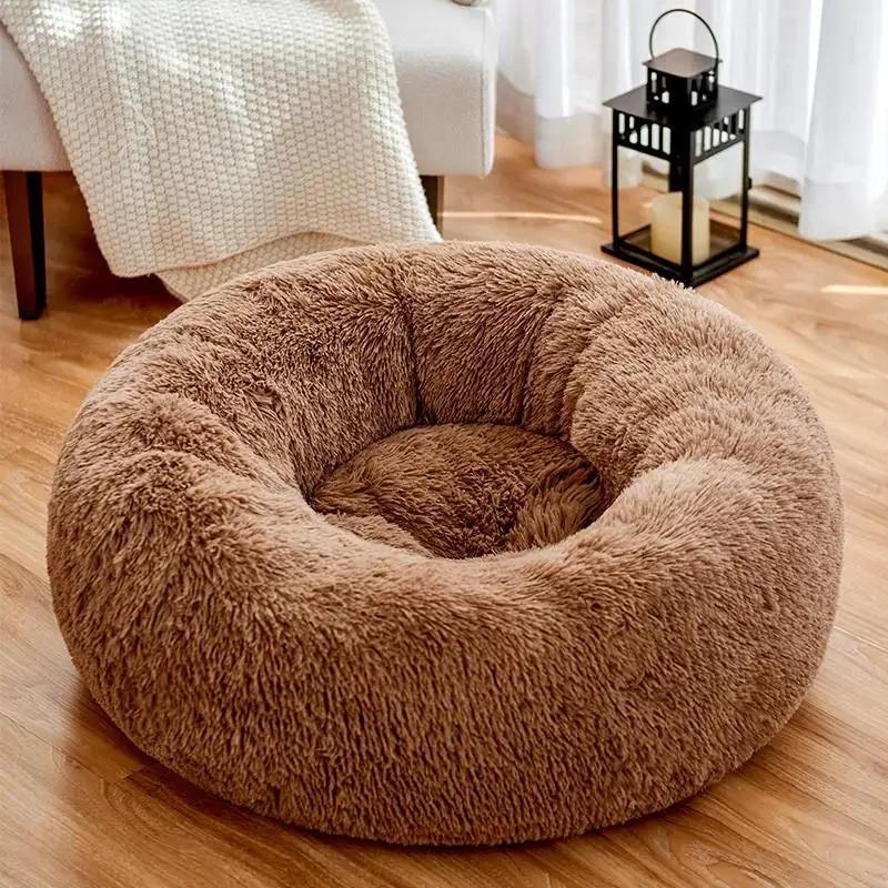 Cama para cães médios com sono profundo, Sofá-cama para cães pequenos e grandes, Canil quente para cachorro, Acessórios para animais - Image 1