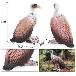 Figuras de animais selvagens, pássaro, corvo, arara, mar, tubarão, pelicano, pavão, coruja, tucano, abs, brinquedo em miniatura para crianças - Image 4