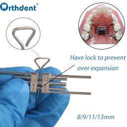 Parafuso de expansão dental de aço inoxidável, Ortodontic Swivel Keys Expander, Rapid Palatal Frame Type, Mini Dentistry Tools, 8 9 11 13 - Image 5