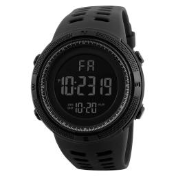 Relógio eletrônico digital para homens, Relógios esportivos multifuncionais, Dial de brilho grande, Tendência de aventura ao ar livre, 49mm - Image 3