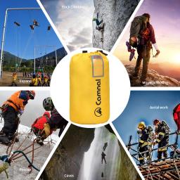 Bolsa de armazenamento de corda de rocha - Equipamento de escalada de rocha e árvore, equipamento de arborista, mochila estilo balde, material à prova d'água - Image 3