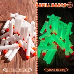 Recarga de Dardos para Nerf N Strike Elite 2.0 Series, Pack Balas Brilho nas Trevas, Compatível com Todos os Blasters Elite, Branco, 100PCs - Image 2