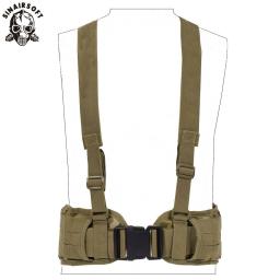 Colete tático especial masculino Molle Belt, Nylon 1000D, Airsoft Hunting, Cinto de combate conveniente, EAS em forma de H, acolchoado macio ajustável - Image 1