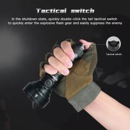 Wurkkos-lanterna tática recarregável LED, USB C, Lens Throw, IPX8 impermeável, interruptor de cauda, PMMA tocha, 1039m, TD01 21700 - Image 4