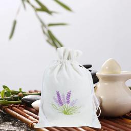 Embalagem do carro Sachet Bag, pequeno cordão presente, lavanda Embalagem, lona Satchel, Perfume Titulares, 5 Pcs - Image 2