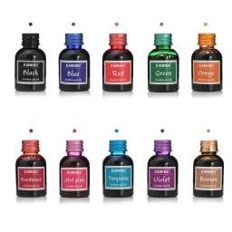 1 pc 30ml colorido 30ml caneta fonte recarga tintas líquidas papelaria escola 10 cores qualidade não é ferido - Image 1