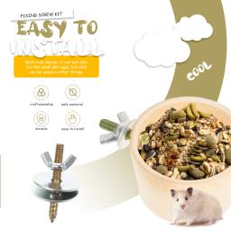 Porcas gaiola para hamster e pássaro, suprimentos kitspringboard, acessórios para papagaio e pet fixação - Image 4