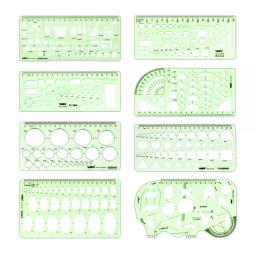 Réguas De Medição De Plástico Oco Set, Modelos De Escritório E Escola, Ferramentas De Ensino, Tailor Sewig Supplies Kit - Image 1