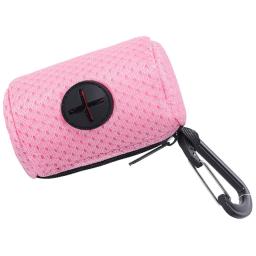 Saco lixo para animais estimação, dispensador saco cocô cães, tecido malha, dispensador saco cocô com - Image 5