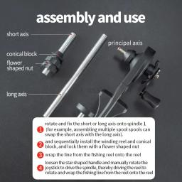 Portátil Pesca Linha Spool Winder Set, Máquina para Baitcasting, Spinning Reel, Engrenagem Spooler, Combater, Wire Changer Equipamento - Image 3